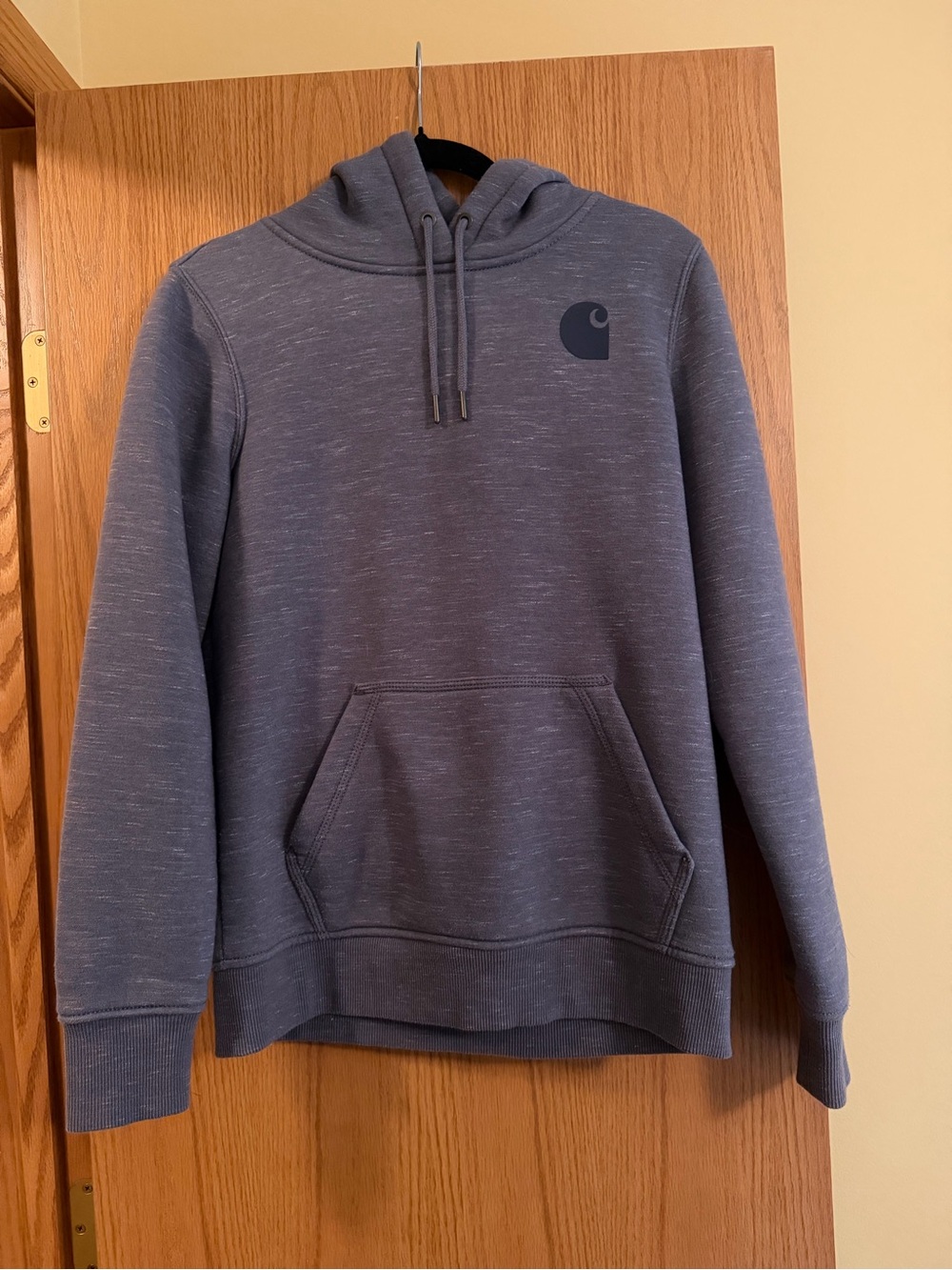 Carhartt Women’s Relaxed Fit Blue Gray Fleece Hoodie XS